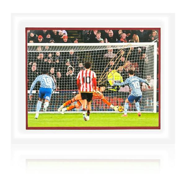 Michael Cooper Signed Sheffield United Deluxe Mount