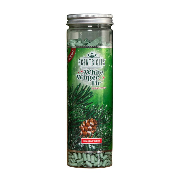 Samuel Alexander 125g White Winter Fir Scentsicles Scentfetti Christmas Decoration