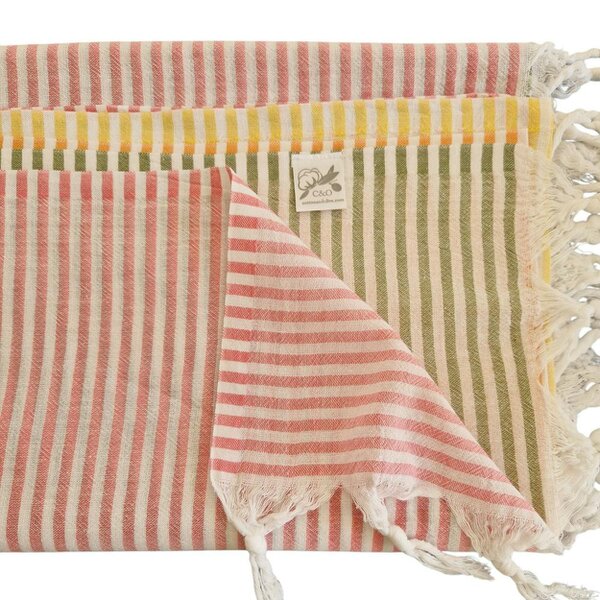 Cotton and Olive Alida Cotton Pack Light Hammam Towel