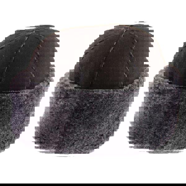 Eastern Counties Leather Womens Duxford Dome Panel Sheepskin Hat - Brown/Tipped