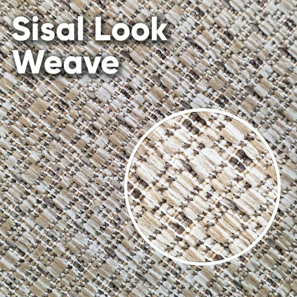 Non-Slip Beige Rug Plain Solid Design Flat Weave Kitchen Dining Room Living Room Area Mat