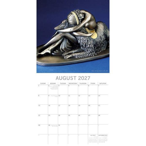 Art Deco Calendar 2027, Wall Calendars, Month To View, Art, Gift