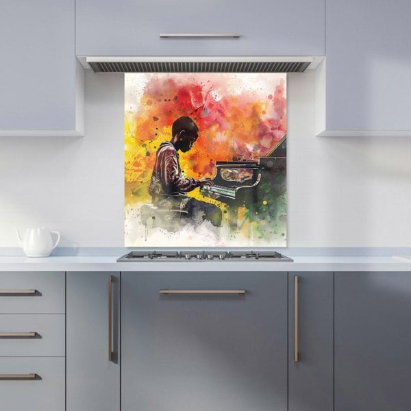 Warren Reed - Designer Young Virtuoso in Watercolor Symphony Kitchen Splashback