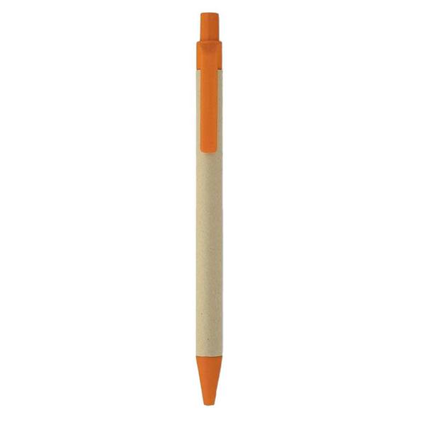 MidOcean Cartoon Paper Ballpoint Pen - Orange - 