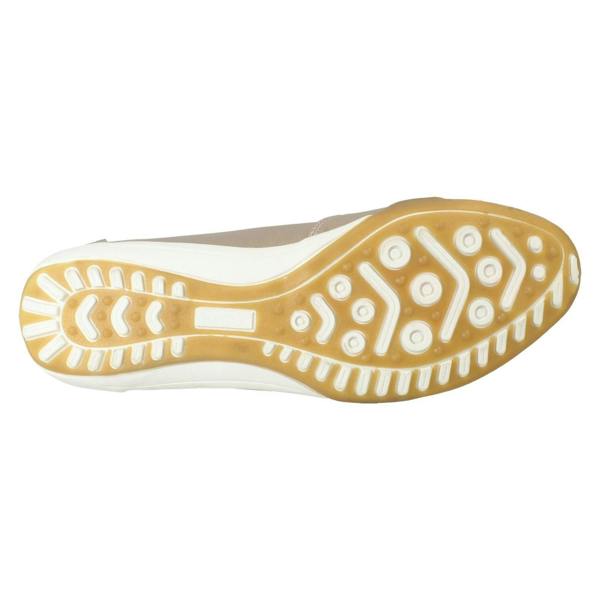 Down to Earth Ladies Down To Earth Flower Punch Details Casual Shoes F80576