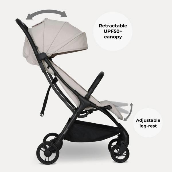 My Babiie MBX2 Compact Stroller - Oatmeal