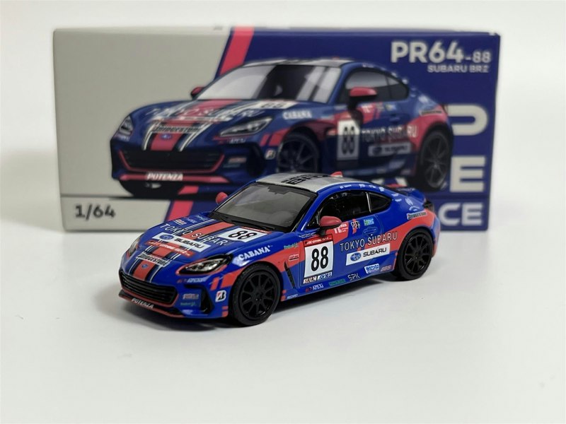 Pop Race Subaru BRZ Tokyo Subaru Racing 1:64 Scale PR640088