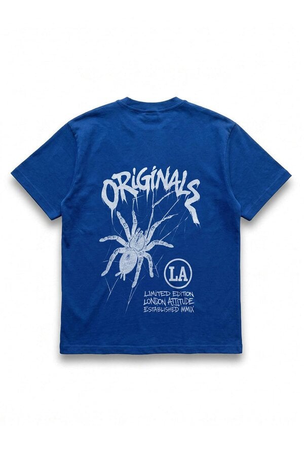 London Attitude Originals Oversized Heavyweight Spider Graphic T-Shirt