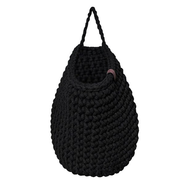 Zuri House Crochet hanging bags | BLACK