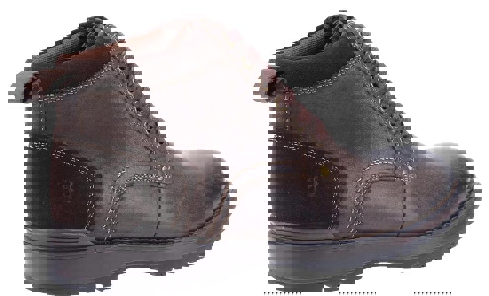 Hush Puppies Dean Mens Leather Smart Casual Chukka Ankle Boots