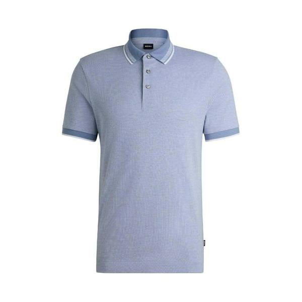 Boss Mens Polo Shirt - Blue - 