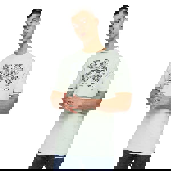 Crosshatch Mens Sneepy T-Shirt (Pack of 5) - Navy/Sage/Grey/Blue/Cream - 