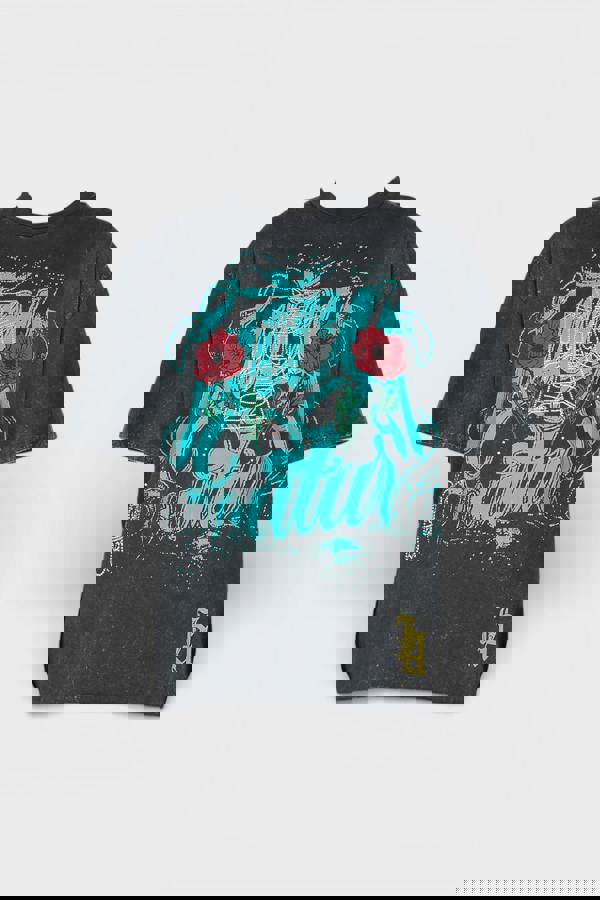 Aries x Juicy Couture Juicy Loaded T-Shirt Stonewash Black