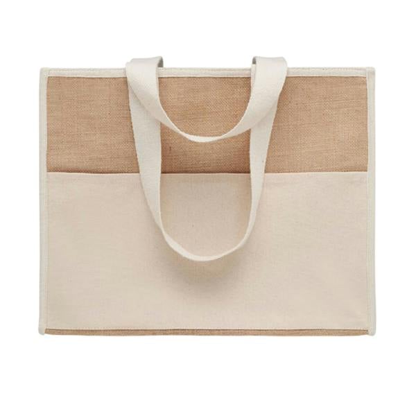MidOcean Campo De Geli Jute Canvas Cooler Bag - Beige - 