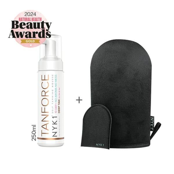 NYK1 TanForce Tan Invisible Body and Face Tanning Foam Mousse