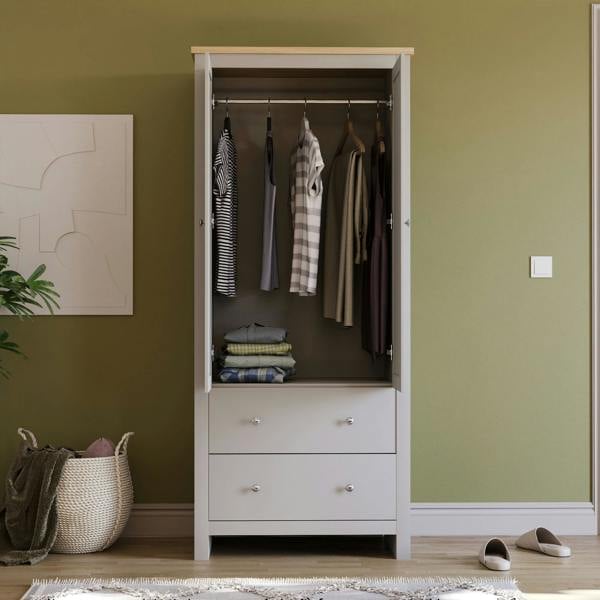 Vida Designs Arlington 2 Door 2 Drawer Wardrobe