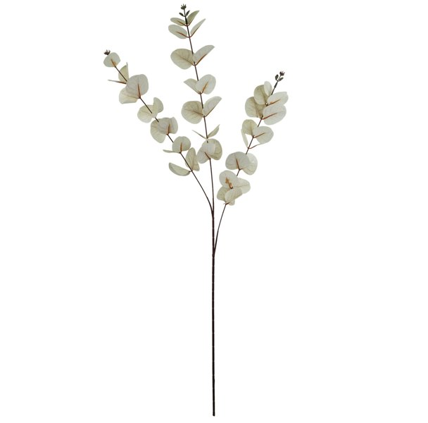 Leaf Pack of 6 x 80cm White Eucalyptus Foliage Stem