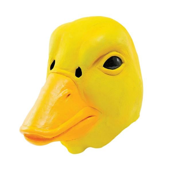 Bristol Novelty Unisex Adults Rubber Duck Mask - Yellow - 