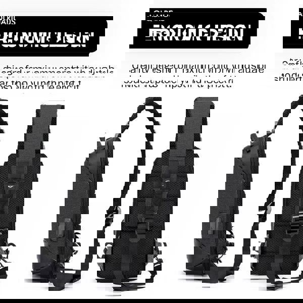 Aquarius Anti-Theft Waterproof Backpack with USB Charging Port Unisex Small Bag