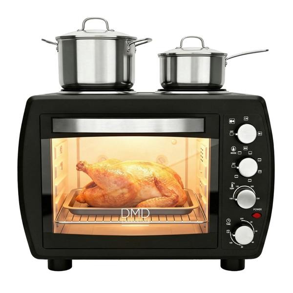 DMD Collective Mini Oven All-in-One Cooker - 35L with Dual Hot Plates