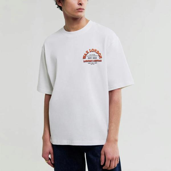 Wax London Milton Laundry Graphic T-Shirt