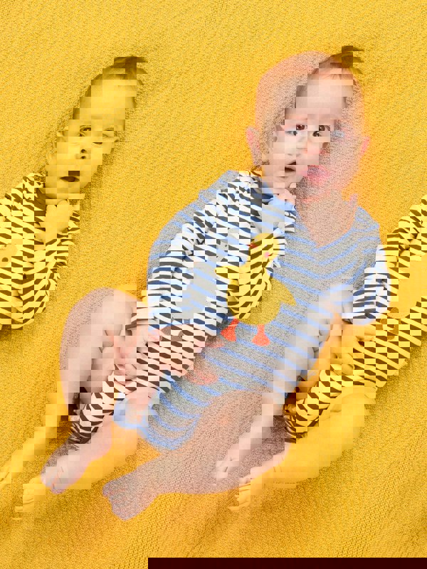 Kite Baby Organic Heirloom Knit Blanket Ochre