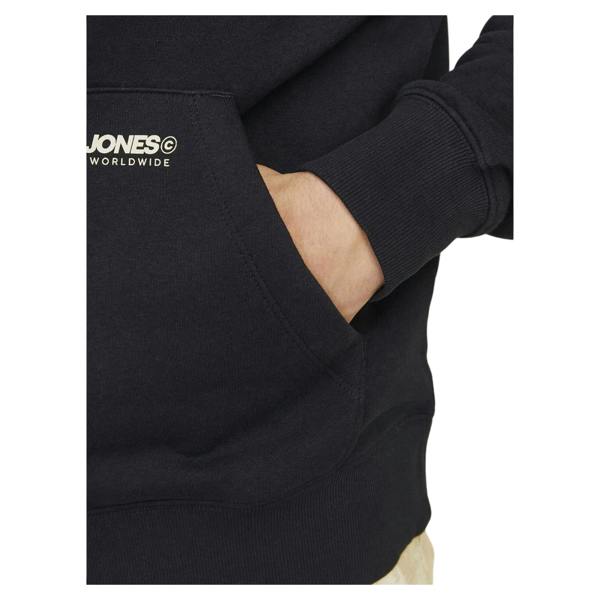 Jack And Jones Mens Elegacy Hoodie - Black - 