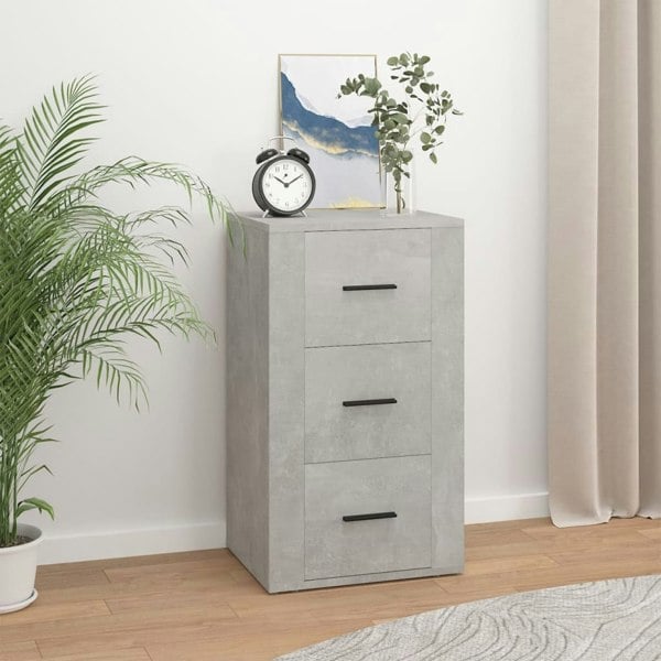 Berkfield Sideboard Concrete Grey 40x33x70 cm Engineered Wood