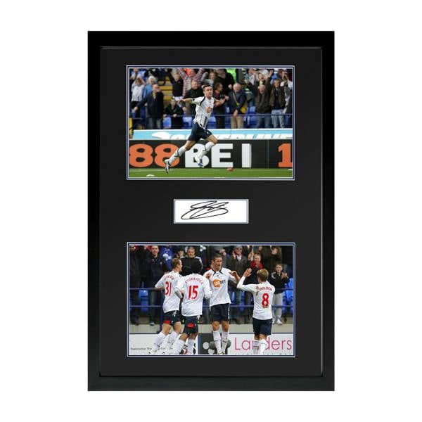 Gary Cahill Signed Bolton Wanderers Plaque Iconic Frame