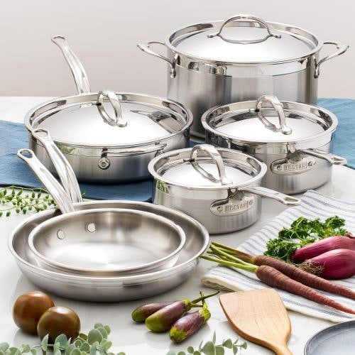 Hestan ProBond Induction Stainless Steel Pan Set: 10 Piece