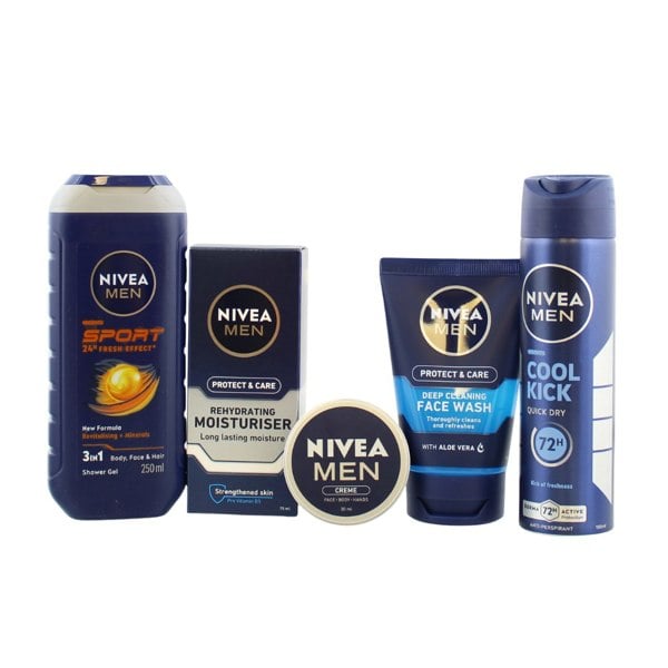 Nivea Skin Care Nivea Men Take Full Control Men's Skincare 5pc Gift Set