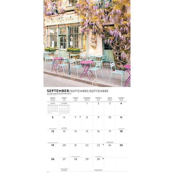 Parisian Lifestyle Calendar 2027, Wall Calendars, Month To View, Travel, Gift