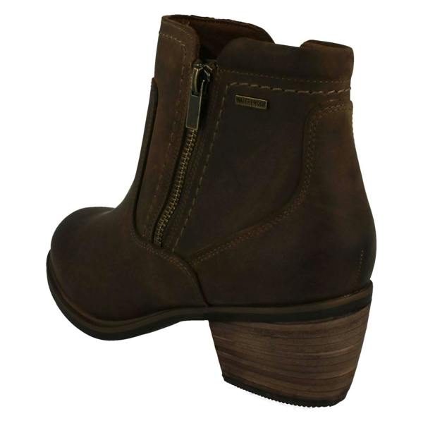 Clarks Ladies Clarks Waterproof Ankle Boots Neva Zip WP