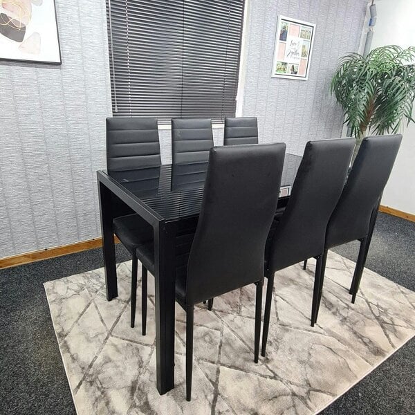 Kosy Koala Dining Table Set with 6 Chairs Dining Room and Kitchen table set of 6