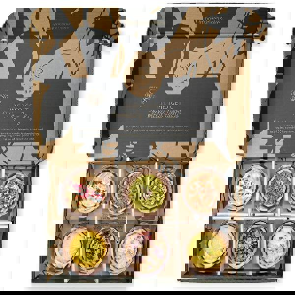 Positive Bakes Luxury Tart Selection Box | 6 Pieces | Plant-Based Sharing Desserts