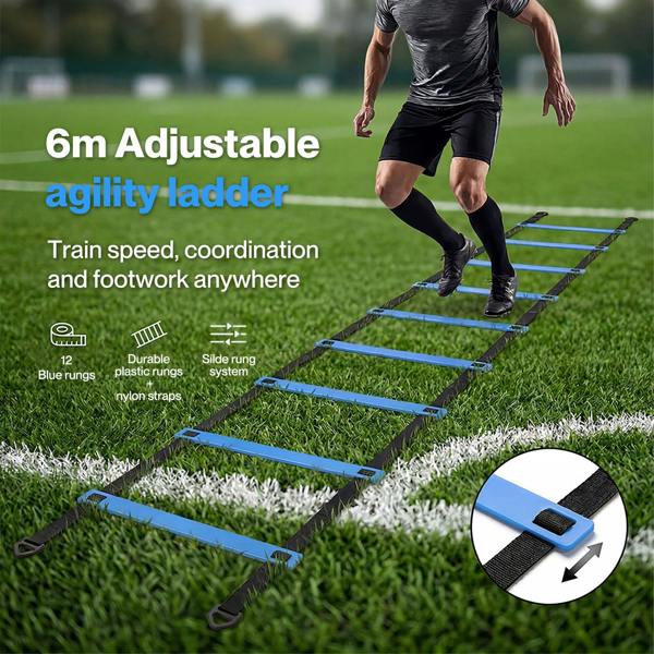 Centra Football Agility Training Slalom Poles Speed Soccer Training Equipment