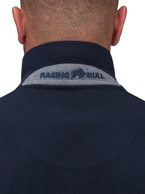 Raging Bull Mens Classic Organic Polo Shirt - Navy