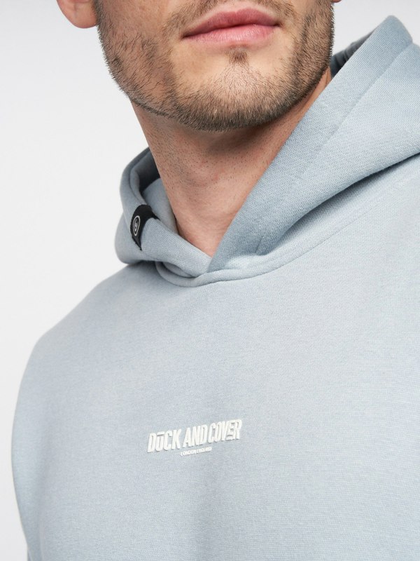 Duck and Cover Gathport Hoodie - Light Blue