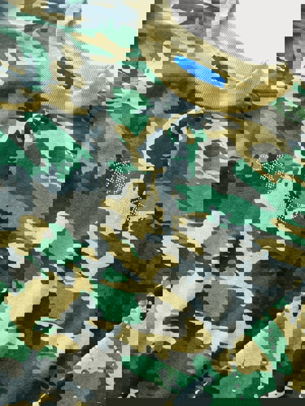 Awake NY Rhinestone Camo Sweatshirt Camo Green - Supplied FashionAwake