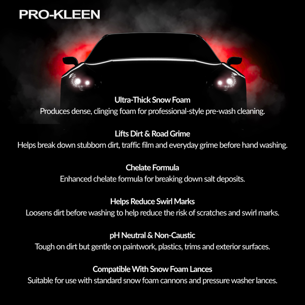 ProKleen Pro-Kleen Super Snow Foam Car Shampoo 2L Cherry