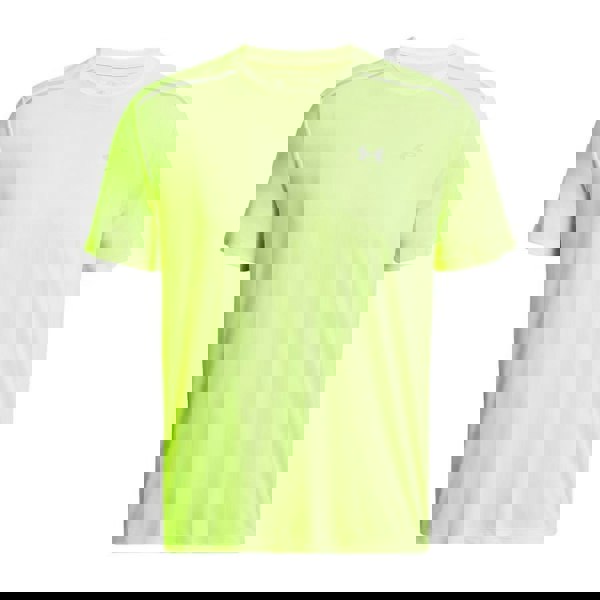 Under Armour Mens Tech Reflective Technical T-Shirt - Yellow