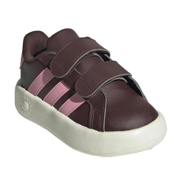 Adidas Baby Girls Grand Court 2.0 Iridescent Trainers - Iridescent/Pink - 