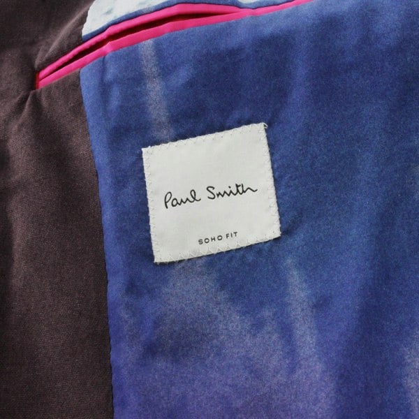 Paul Smith luxuriously soft velvet blazer in a dusky mauve tone The Soho fit