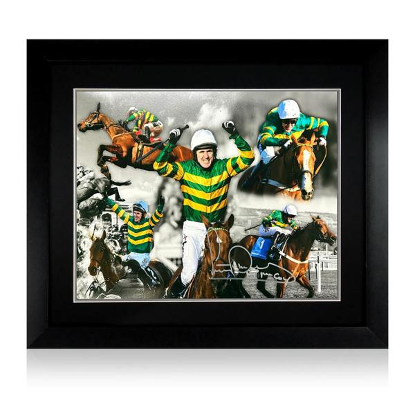 AP McCoy Signed Montage Deluxe Mount Frame