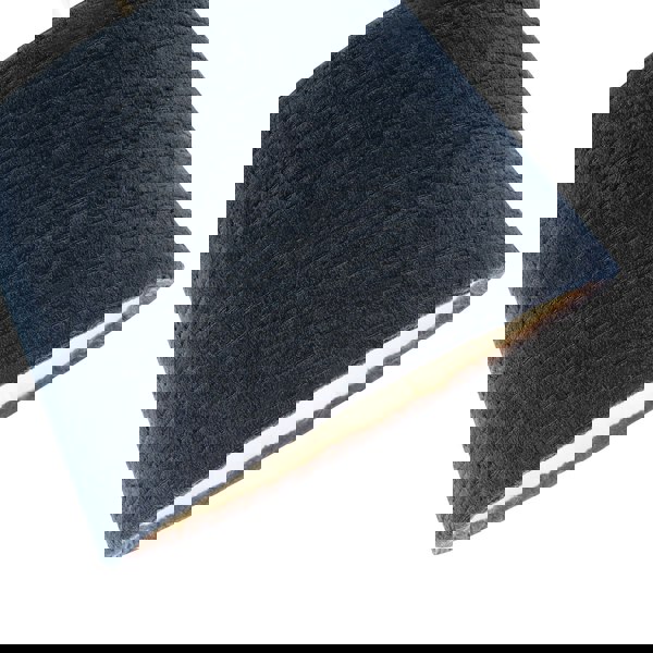 Thick Lined Textured Midnight Blue Velvet Lamp Shade with Satin Inner Image 3