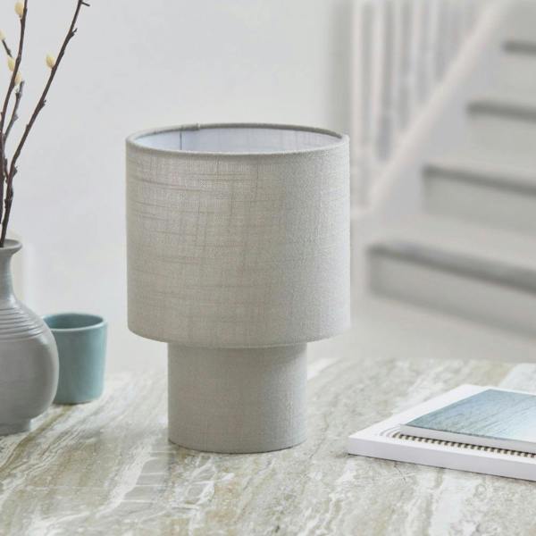 Buxton Grey Mini Table Lamp