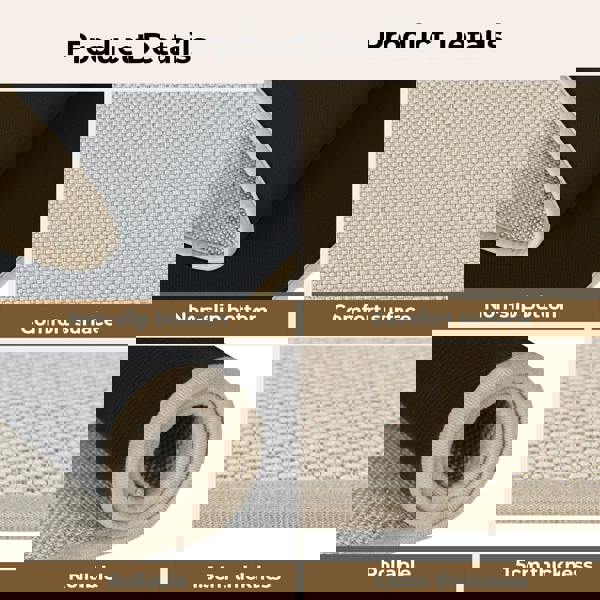 Marlow Door Mat Non Slip Rubber Hallway Kitchen Floor Runner Rug Washable Woven