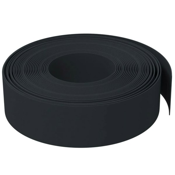 Berkfield Garden Edgings 3 pcs Black 10 m 15 cm Polyethylene