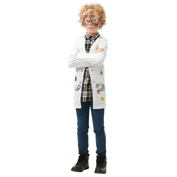 Bristol Novelty Childrens/Kids Mad Scientist Costume Jacket - White - 