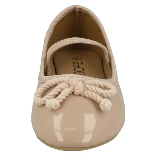 Spot On Girls Spot On Elastic Bar Ballerinas